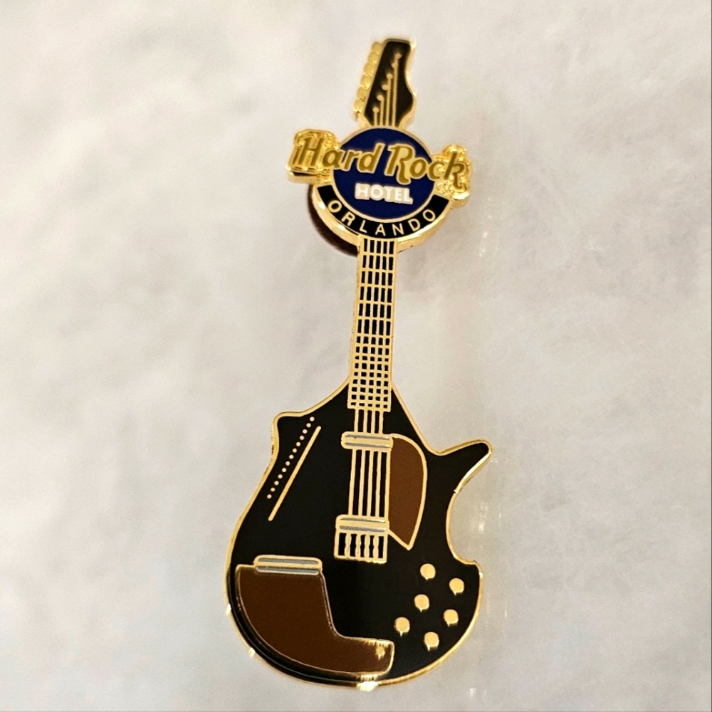 Hard Rock Hotel Orlando LE Guitar Series 03 Brown Limited Edition 1 of 300 NWT